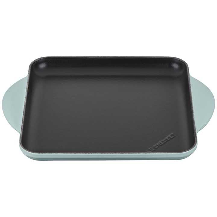 SQUARE GRIDDLE 24CM SEA SALT