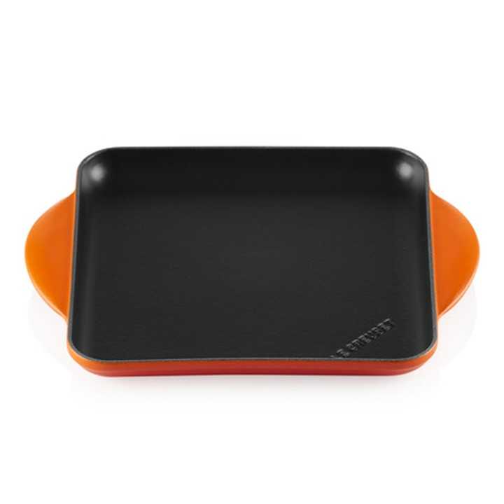 SQUARE GRIDDLE 24CM FLAME