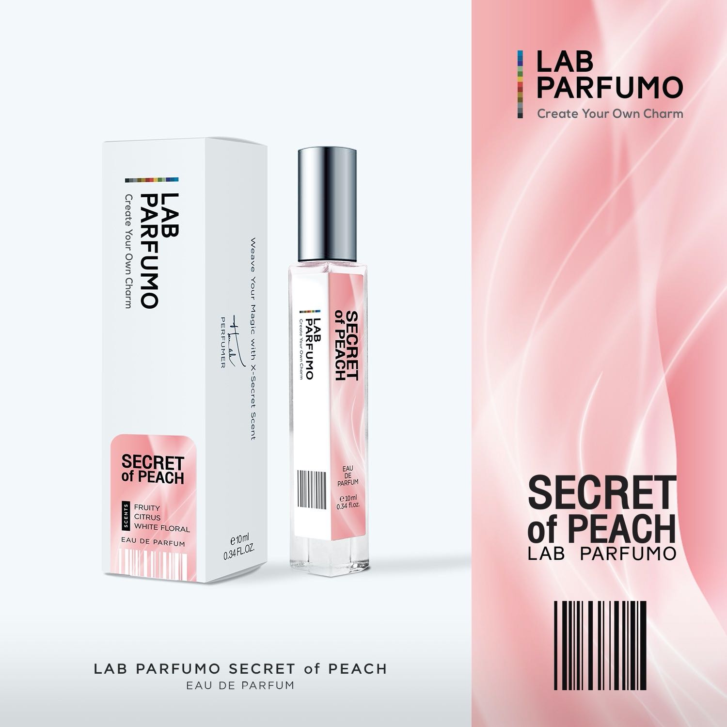 Secret of Peach เซ็กซี่ นุ่มนวล อ่อนเยาว์ น่าทะนุถนอม (ขนาด 10 ml.)