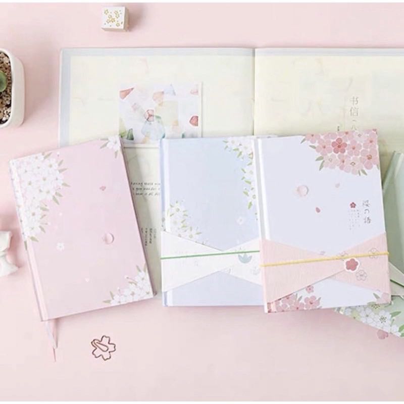 💕Sakura planner diary สมุดแพลนเนอร์ลายซากุระ 