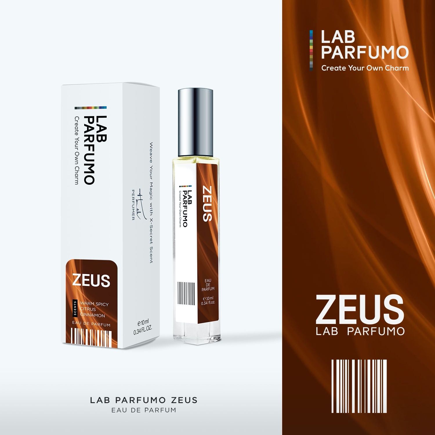 Zeus เสน่ห์ดึงดูดใจ ซึ่งส่งผ่านความหอมของสุภาพบุรุษ (ขนาด 10 ml.)