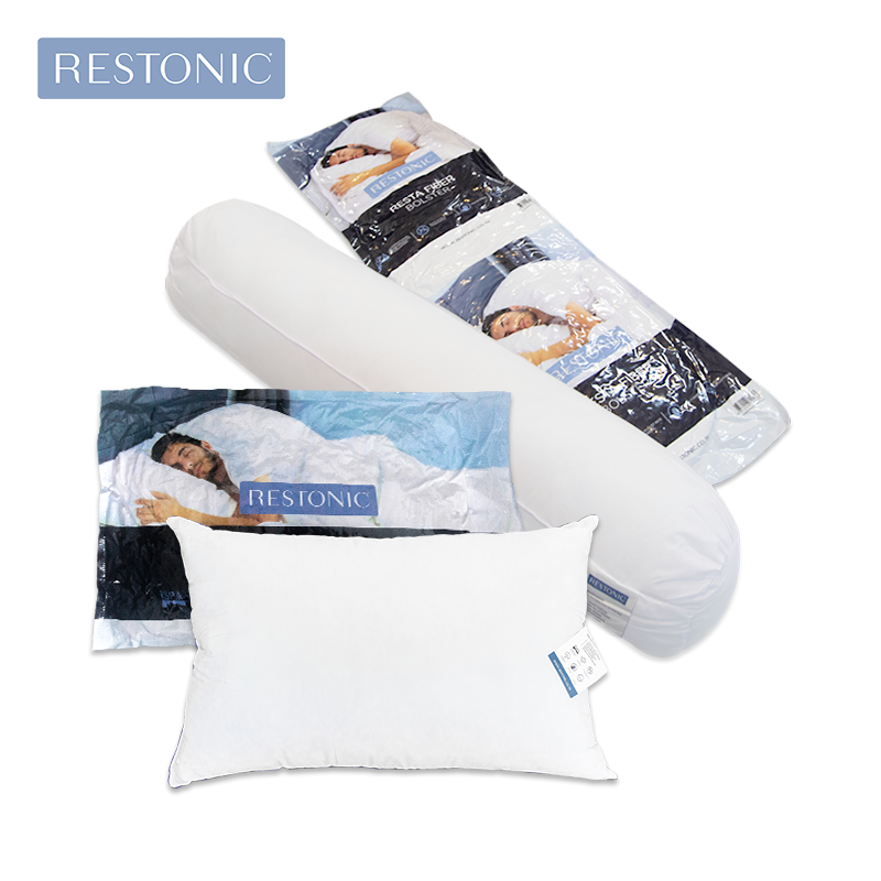 ชุดหมอนหนุนและหมอนข้างสุญญากาศ Restonic