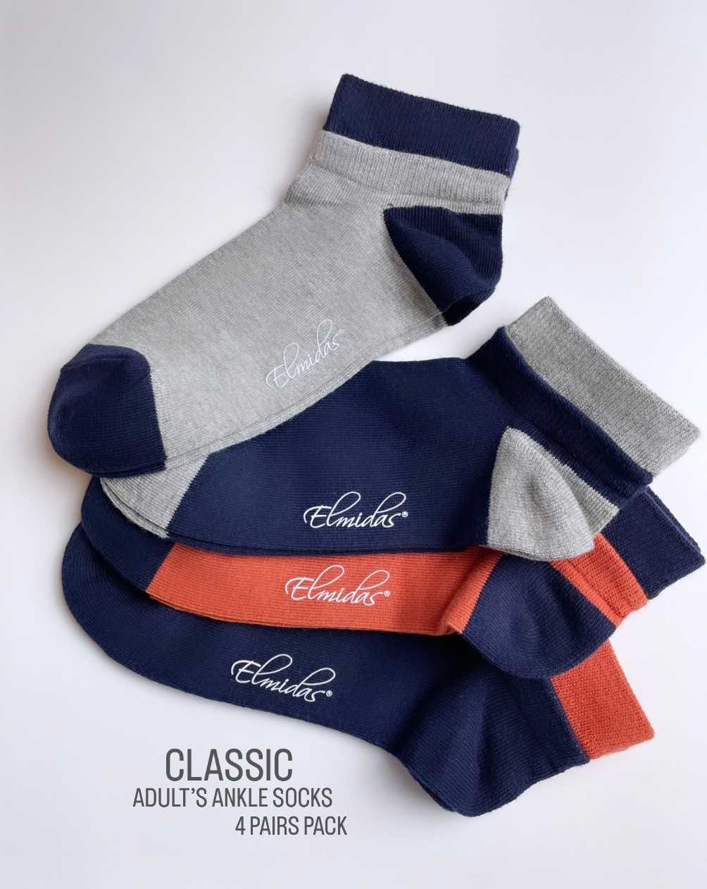 Classic - Adult's socks - 4 pairs pack
