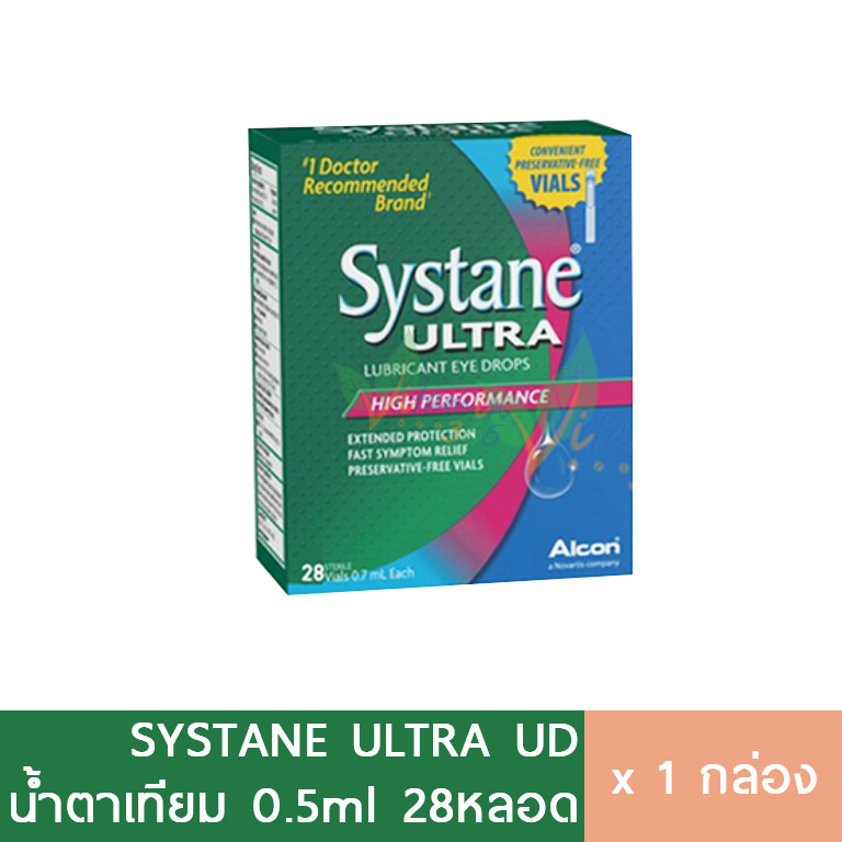 น้ำตาเทียม หลอด Systane Ultra UD น้ำตาเทียมรายวัน ซิสเทน 28หลอด/กล่อง