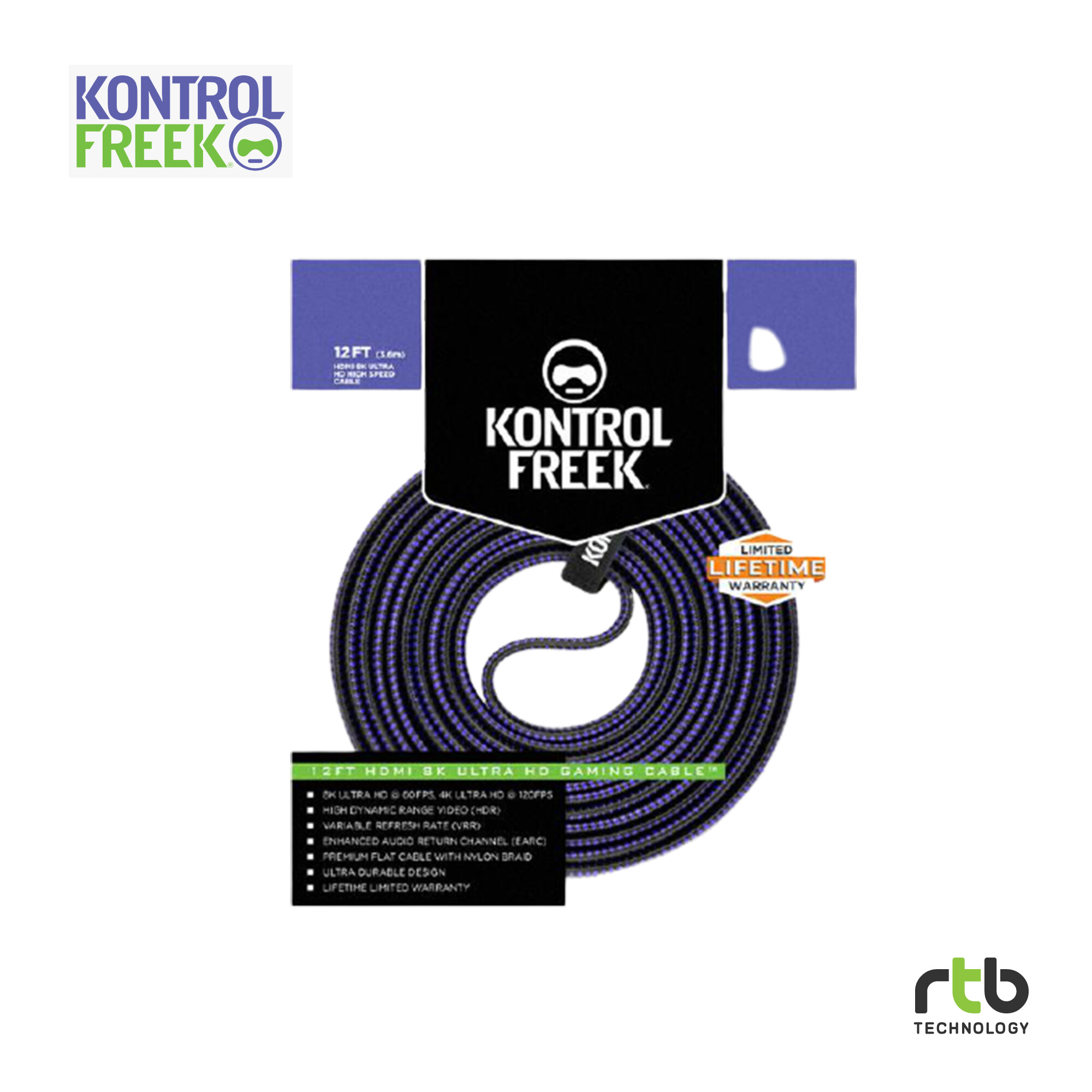KontrolFreek สาย Gaming Cable HDMI 8K