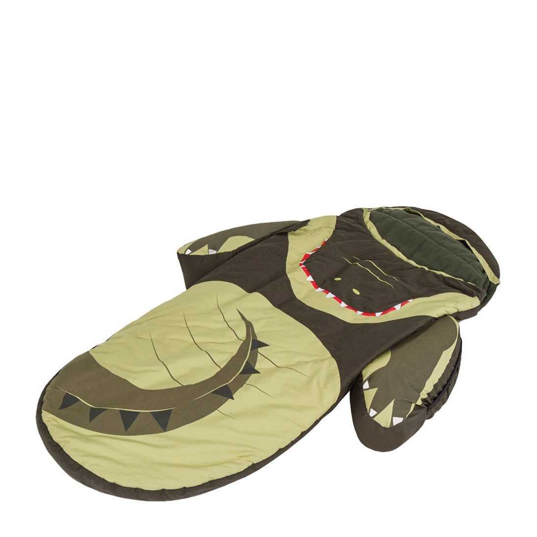 LittleLIfe ที่นอน/ถุงนอน พร้อมฟูกเป่าลม ลายจระเข้  (LittleLife Crocodile Snuggle Pod)