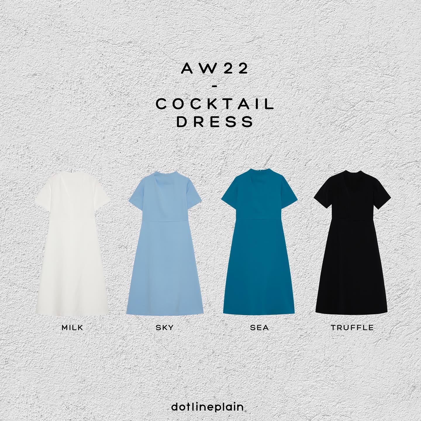 AW22 / COCKTAIL DRESS - 4 COLORS 