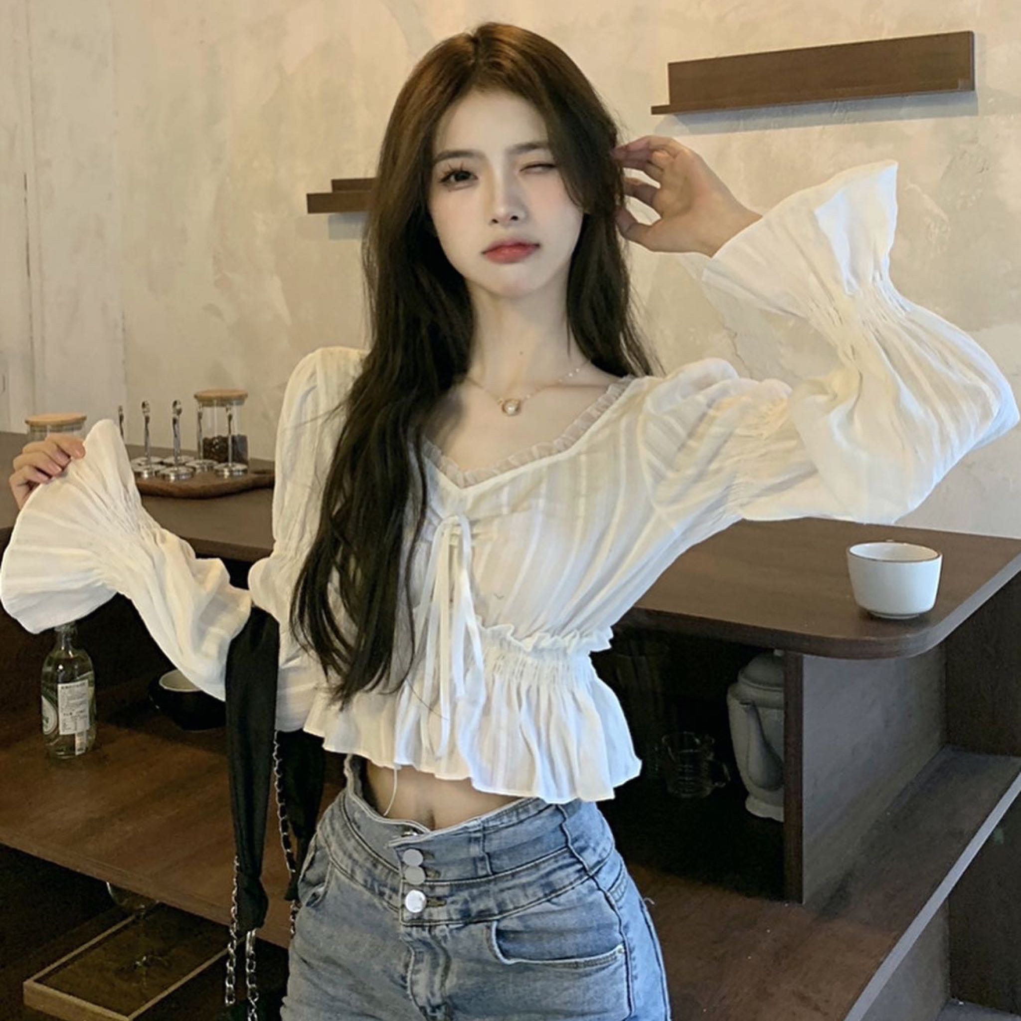 (sold out) Barbie blouse (J&T)