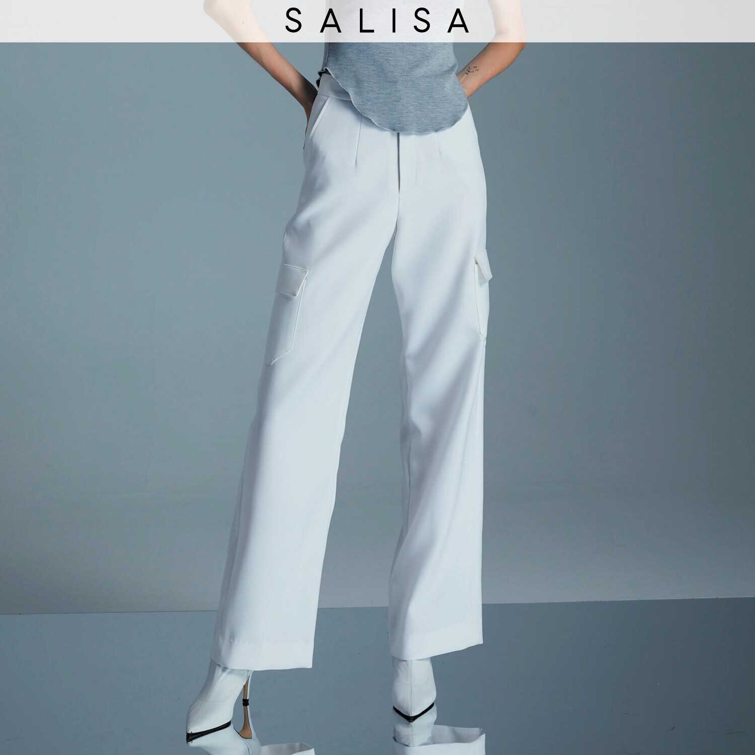 PANTS FW22 Pocket High Waist White