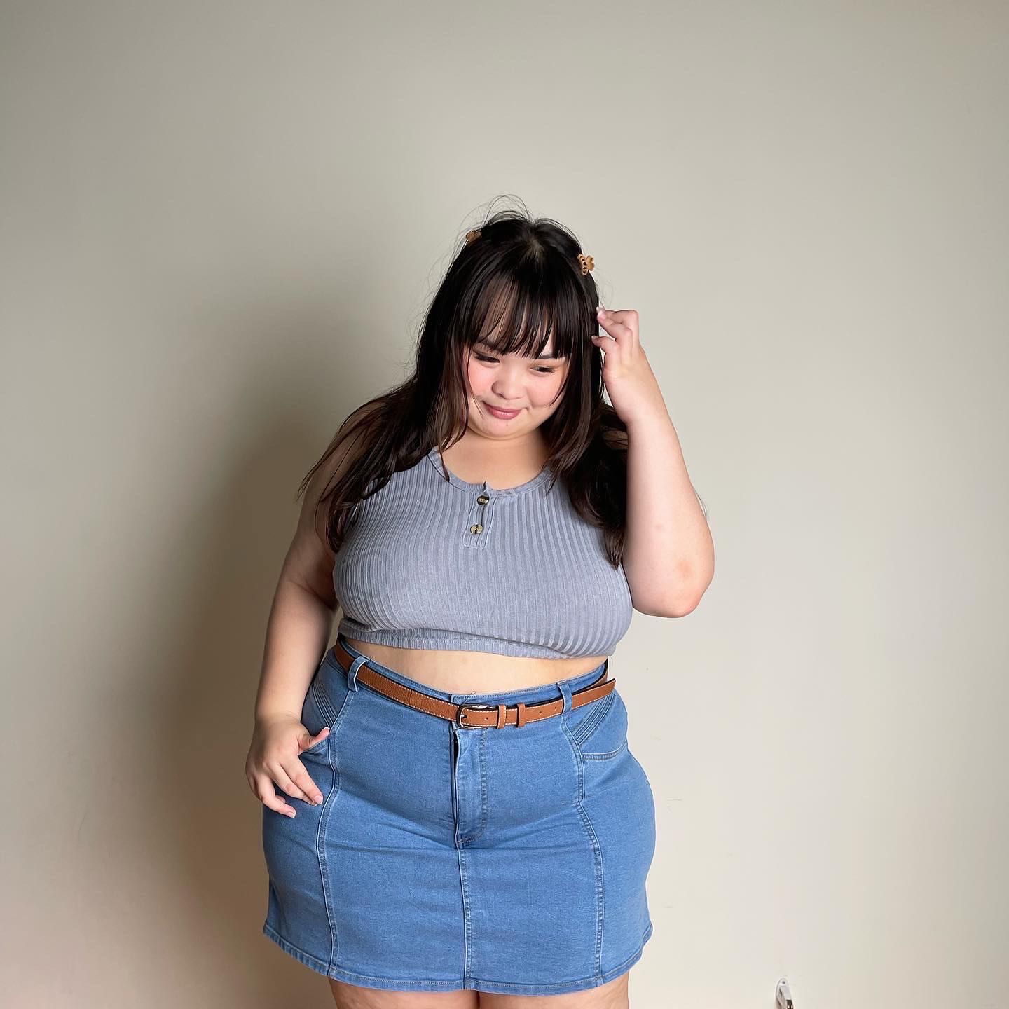 Wood blue tank top