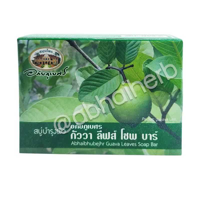 กัววา ลีฟส์ โซพ บาร์ อภัยภูเบศร (สบู่บำรุงผิวใบฝรั่ง)