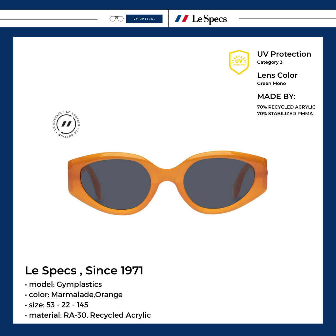 แว่นกันแดด Le Specs รุ่น Gymplastics สี Marmalade