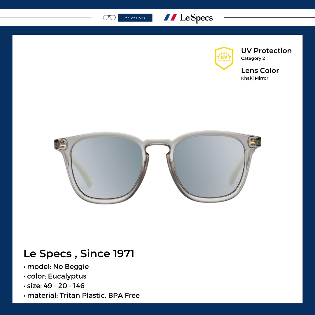 แว่นกันแดด Le Specs รุ่น No Beggie สี Eucalyptus Green