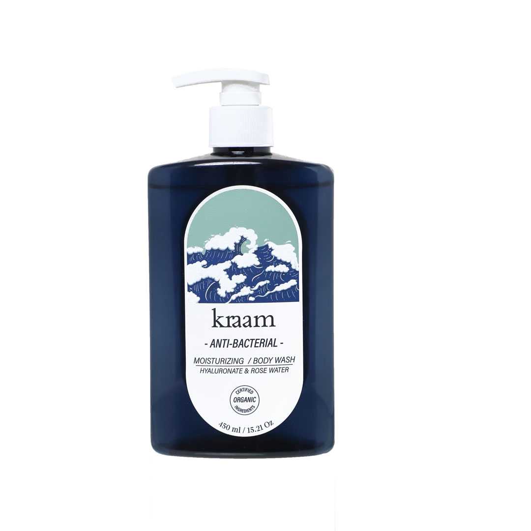 KRAAM Anti-Bacterial Moisturizing Body Wash(Hyaluronate & Rose Water)