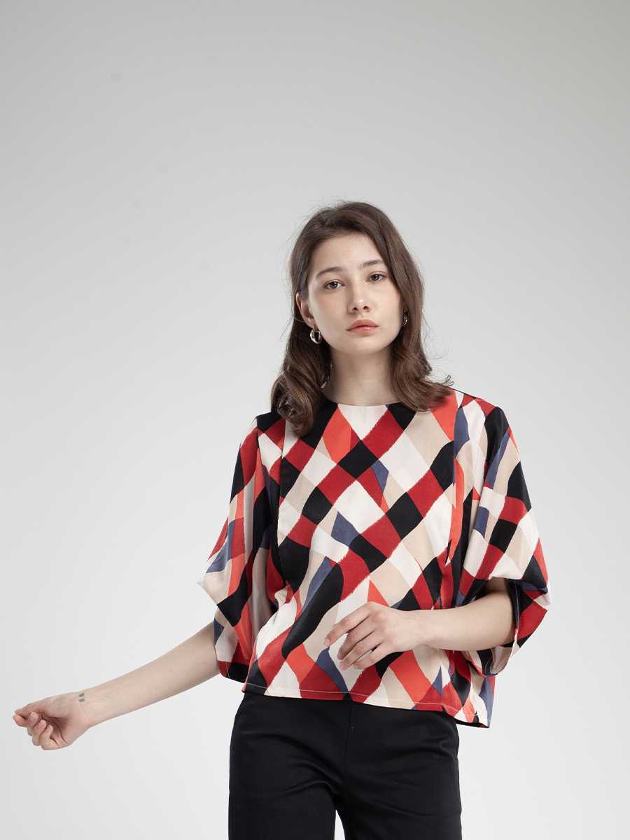 QueenCows เสื้อให้นม Moda Top (Red)