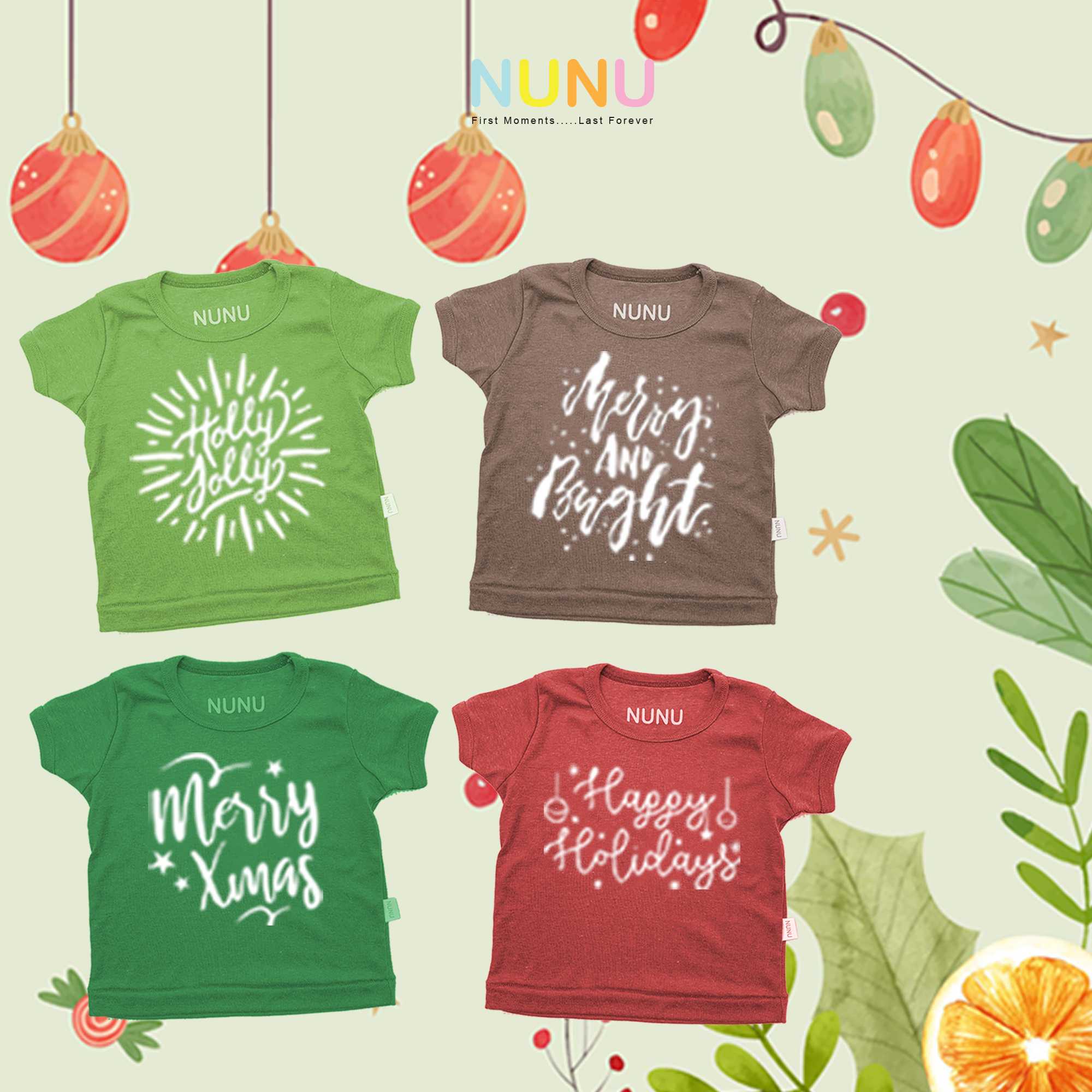 Christmas Blessing เสื้อแขนสั้นสกรีนคริสต์มาส