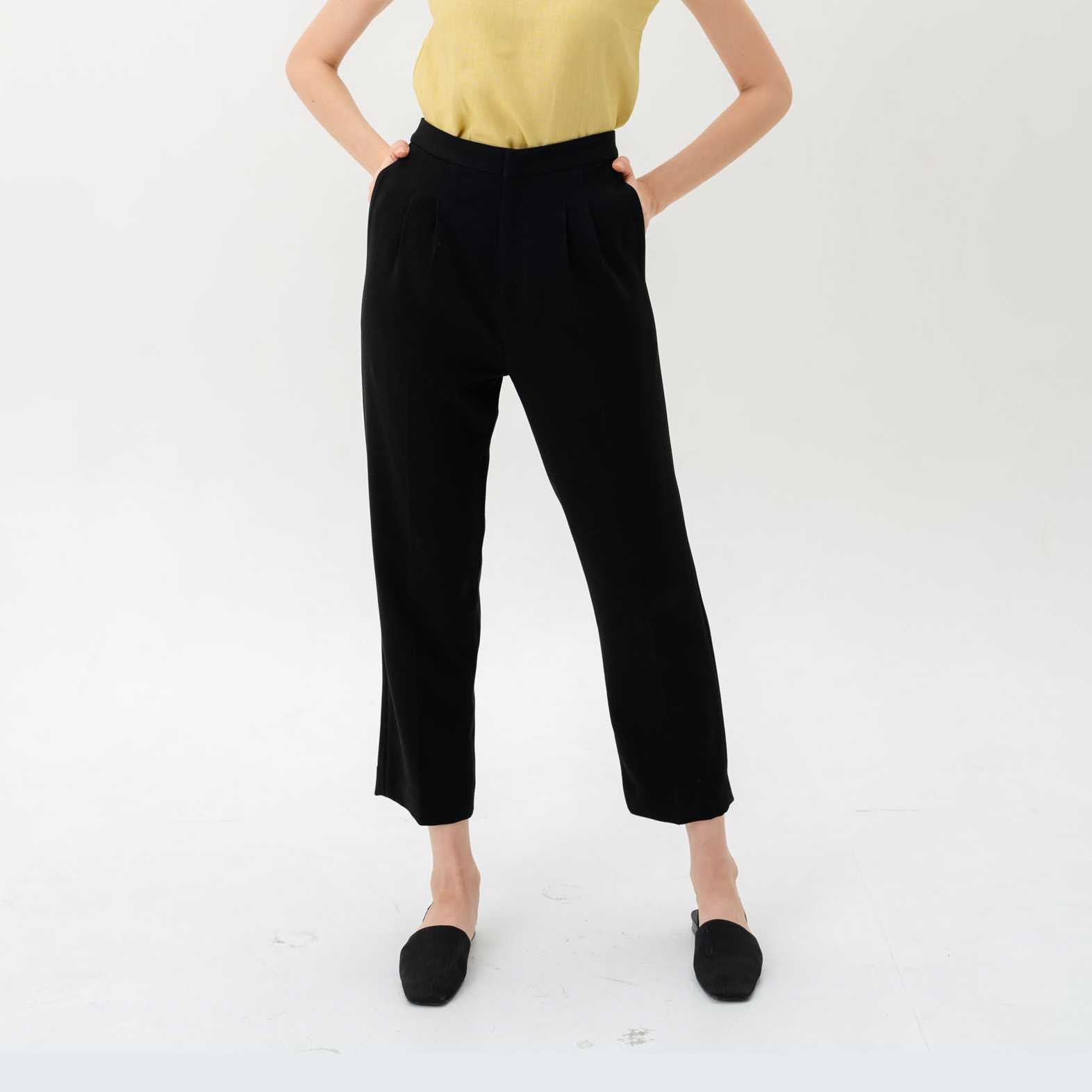 SUUBE Going Trousers- Black (ดำ) กางเกงขายาว