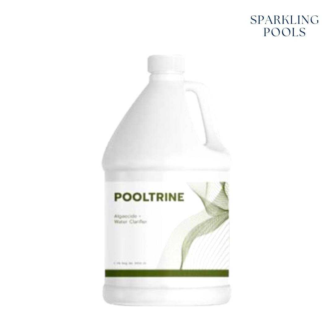 POOLTRINE น้ำยากำจัดตะไคร่ ป้องกันน้ำขุ่นเขียว ขนาด 3.8 ลิตร - Algaecides for Swimming Pools 3.8L