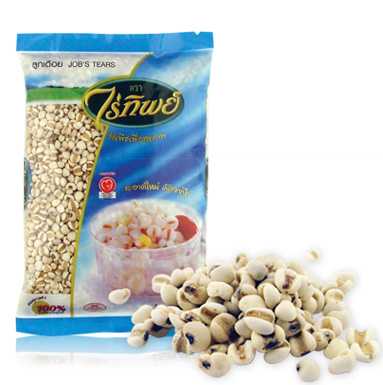 ลูกเดือย ไร่ทิพย์ 500 กรัม(5โล) บรรจุ 10 ถุง