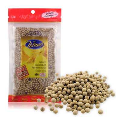 พริกไทยขาว 100 กรัมไร่ทิพย์ (แพ็ค20 ซอง)