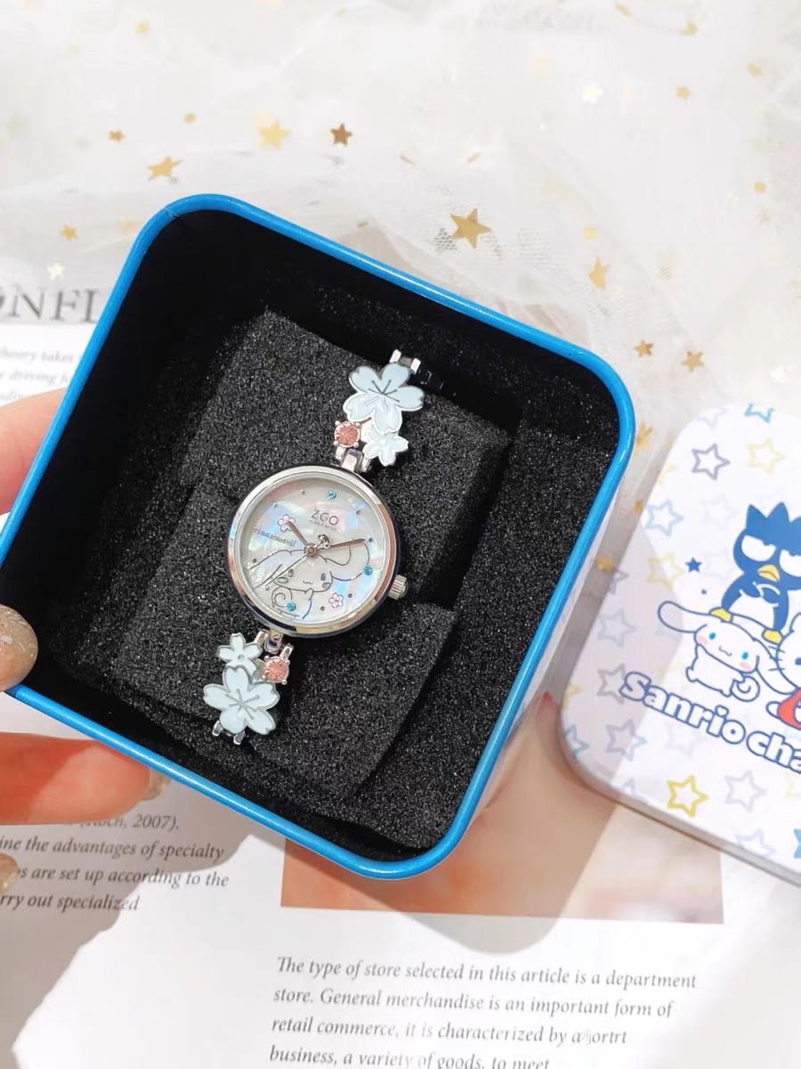 [Pre] นาฬิกาสแตนเลสชินนาม่อนโรล cinnamoroll