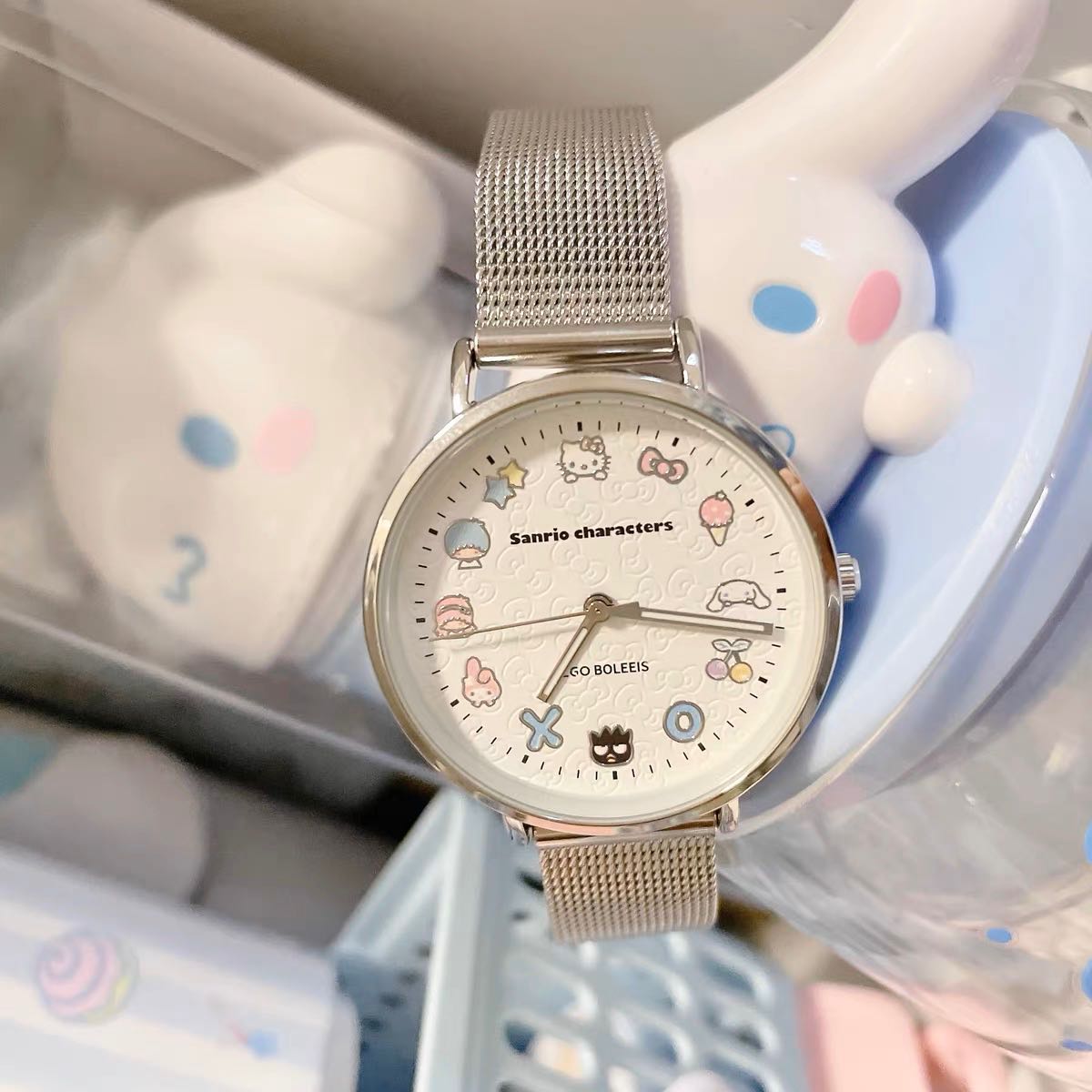 [Pre] นาฬิกา sanrio พร้อมเซตกล่องของขวัญ+ถุงกระดาษ