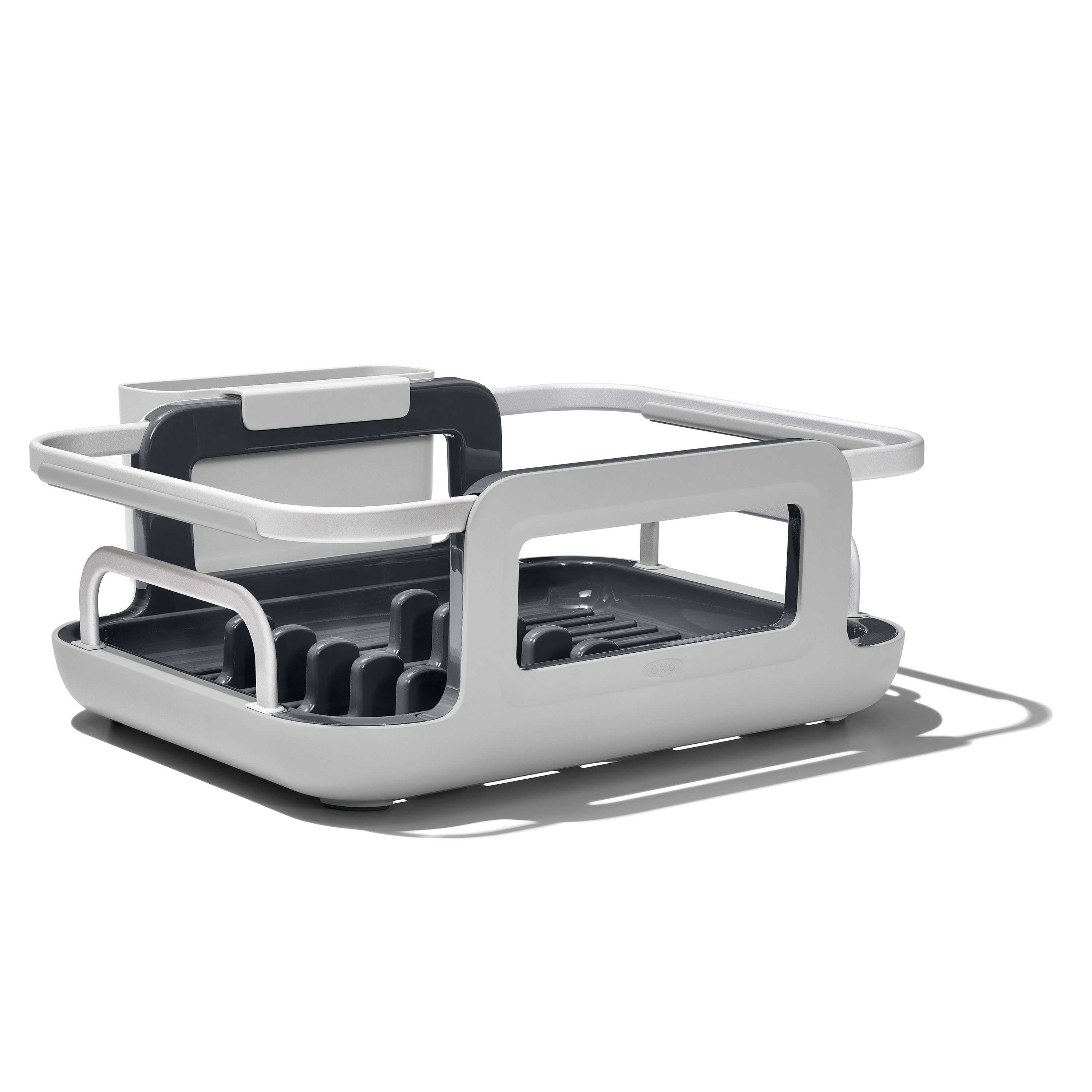 ที่ตากจาน แบบวางบนซิงค์อะลูมิเนียม l OXO GG Over-the-Sink Aluminum Dish Rack