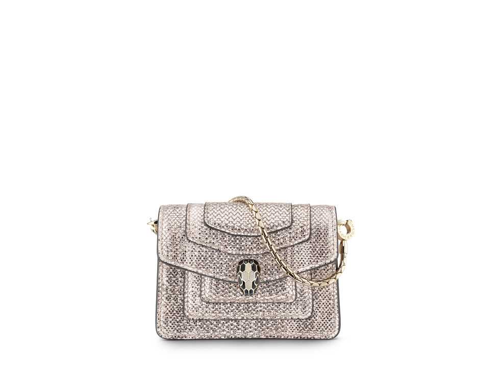 Serpenti Forever Charm Bag - Metallic Beige