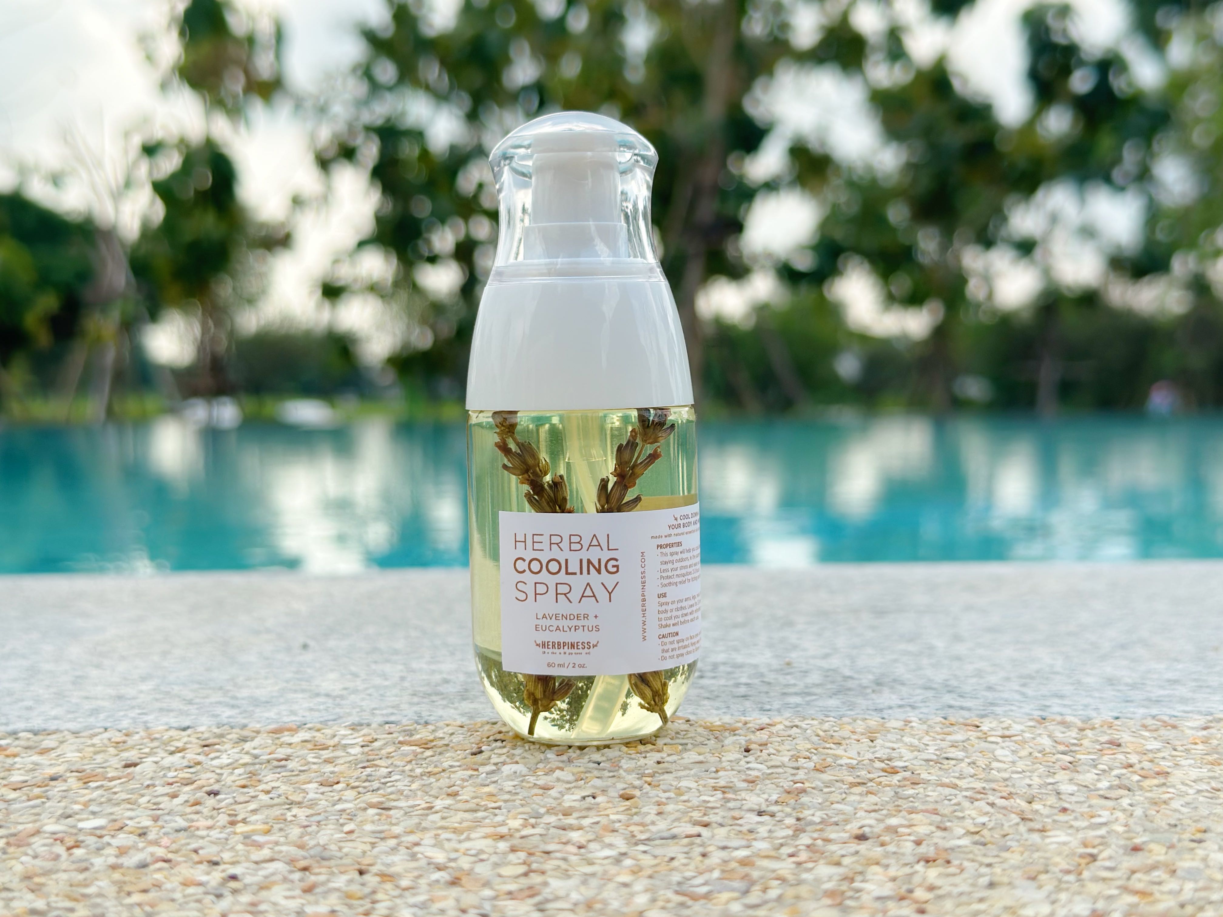 HERBAL COOLING SPRAY : LAVENDER + EUCALYPTUS