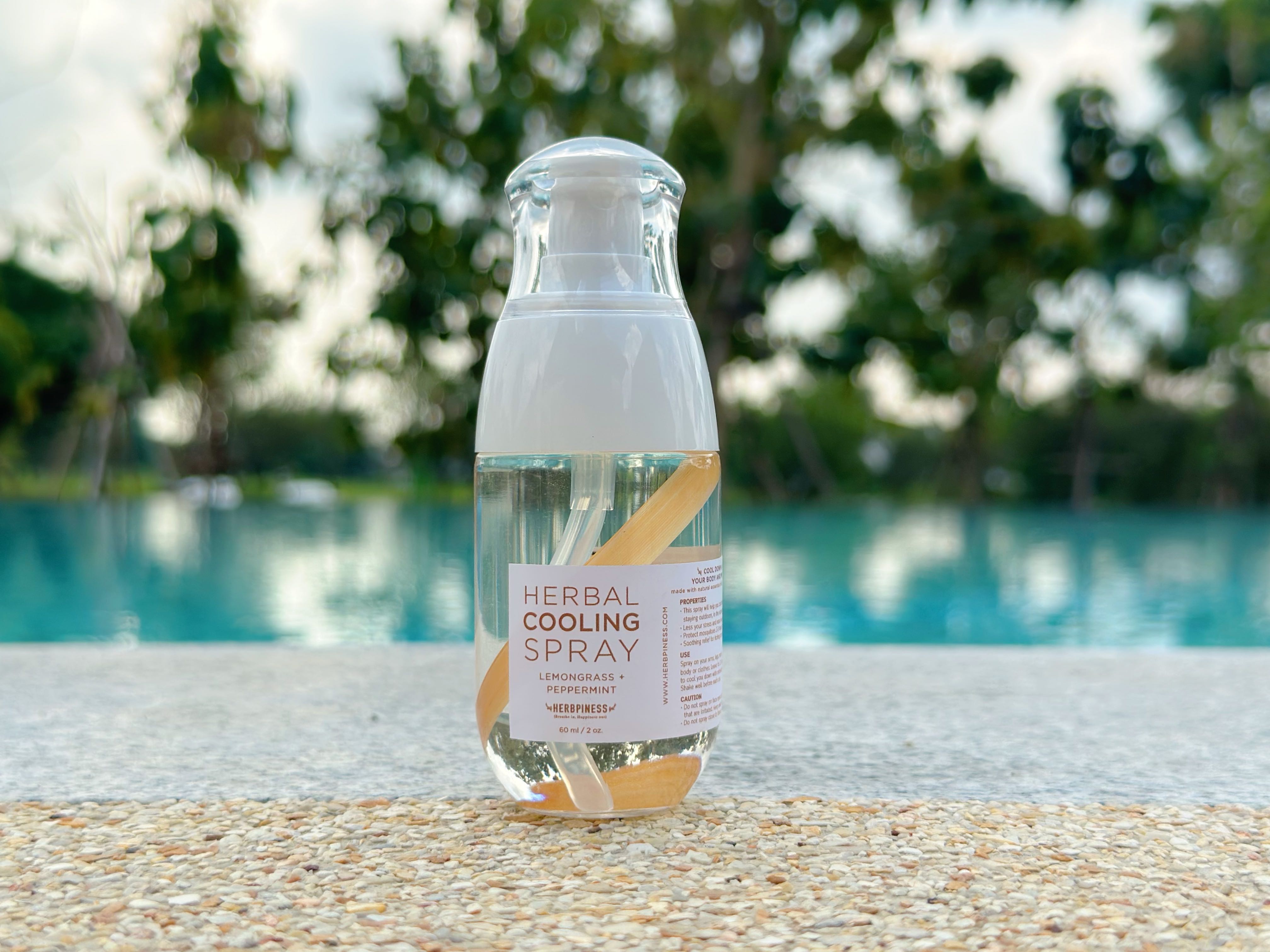 HERBAL COOLING SPRAY : LEMONGRASS + PEPPERMINT