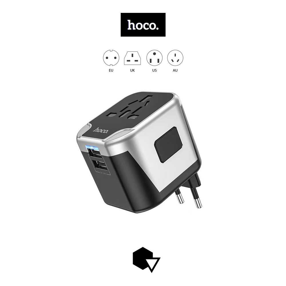 Hoco AC5 – Universal Plug ปลั๊กไฟใช้งานได้ทั่วโลก
