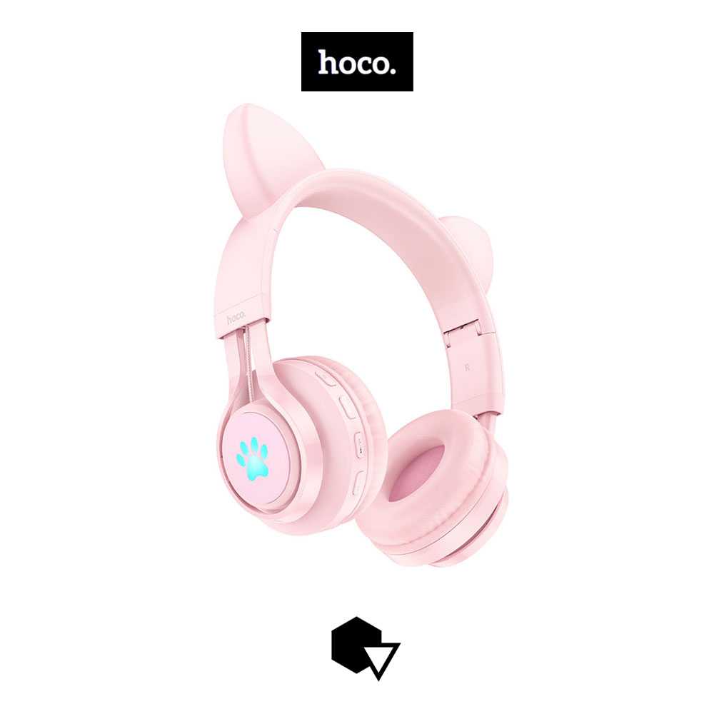 Hoco W39 – หูฟังไร้สาย Cat Ear เหมาะสำหรับเด็ก