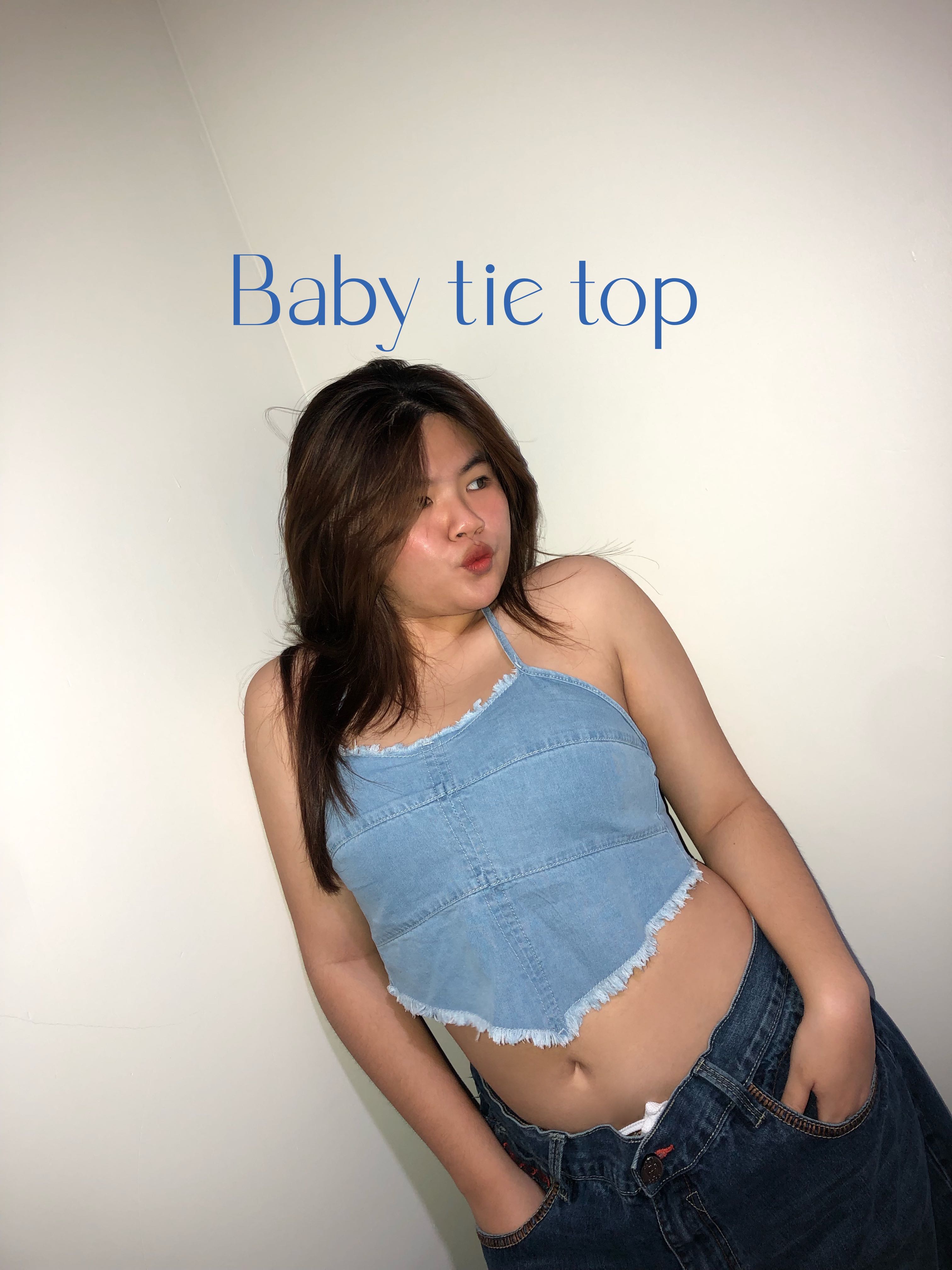 Baby tie top