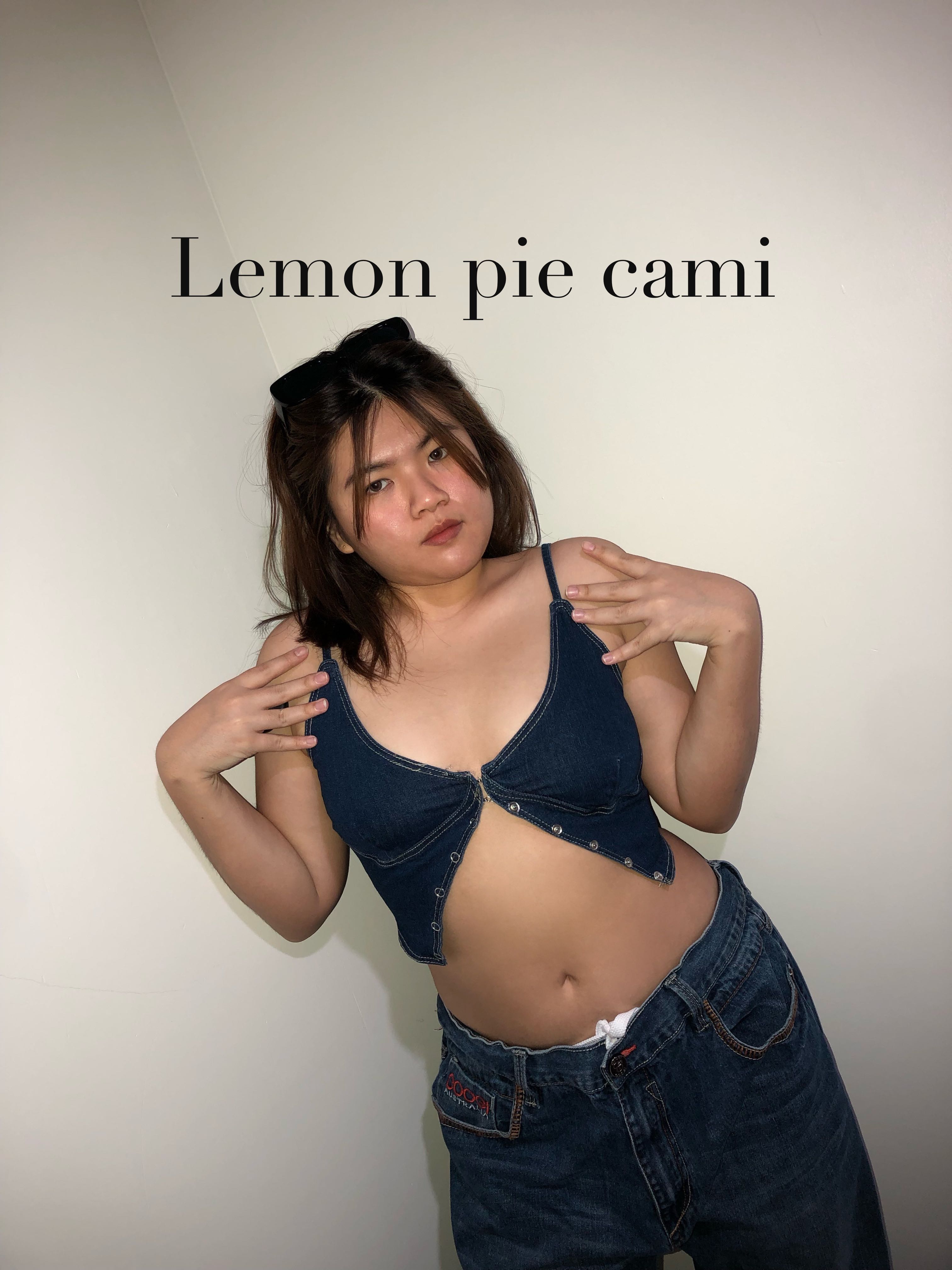 Lemon pie cami