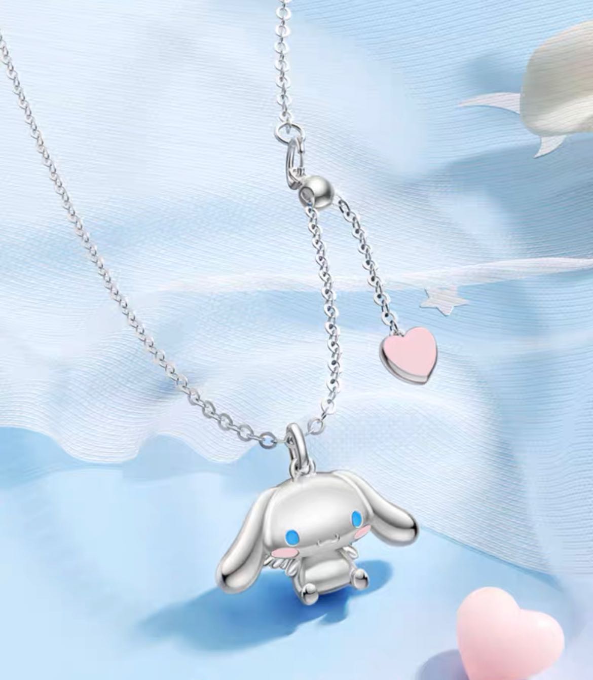 [Pre] สร้อยคอเงินชินนาม่อน cinnamoroll 