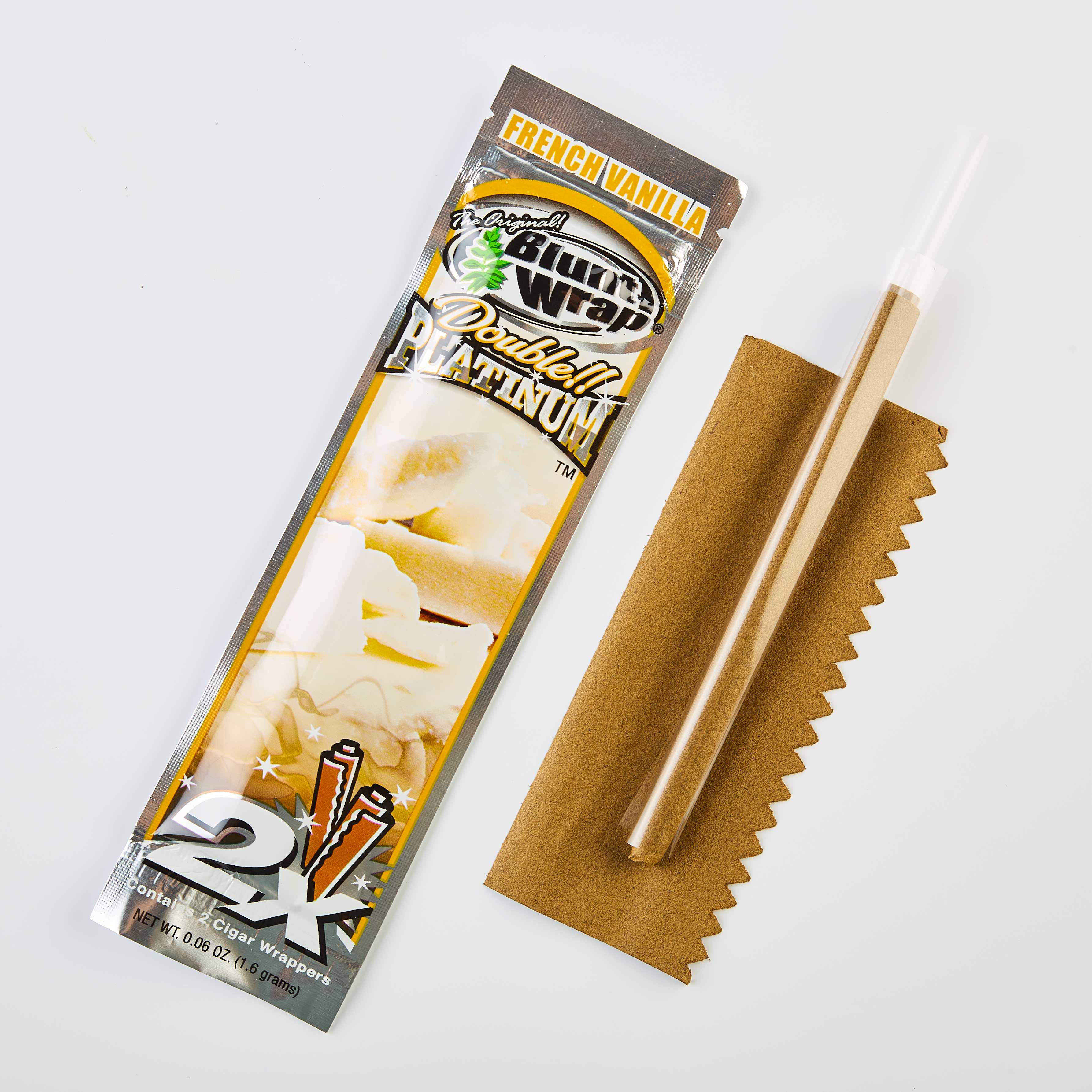Double Platinum Blunt Papers - French Vanilla