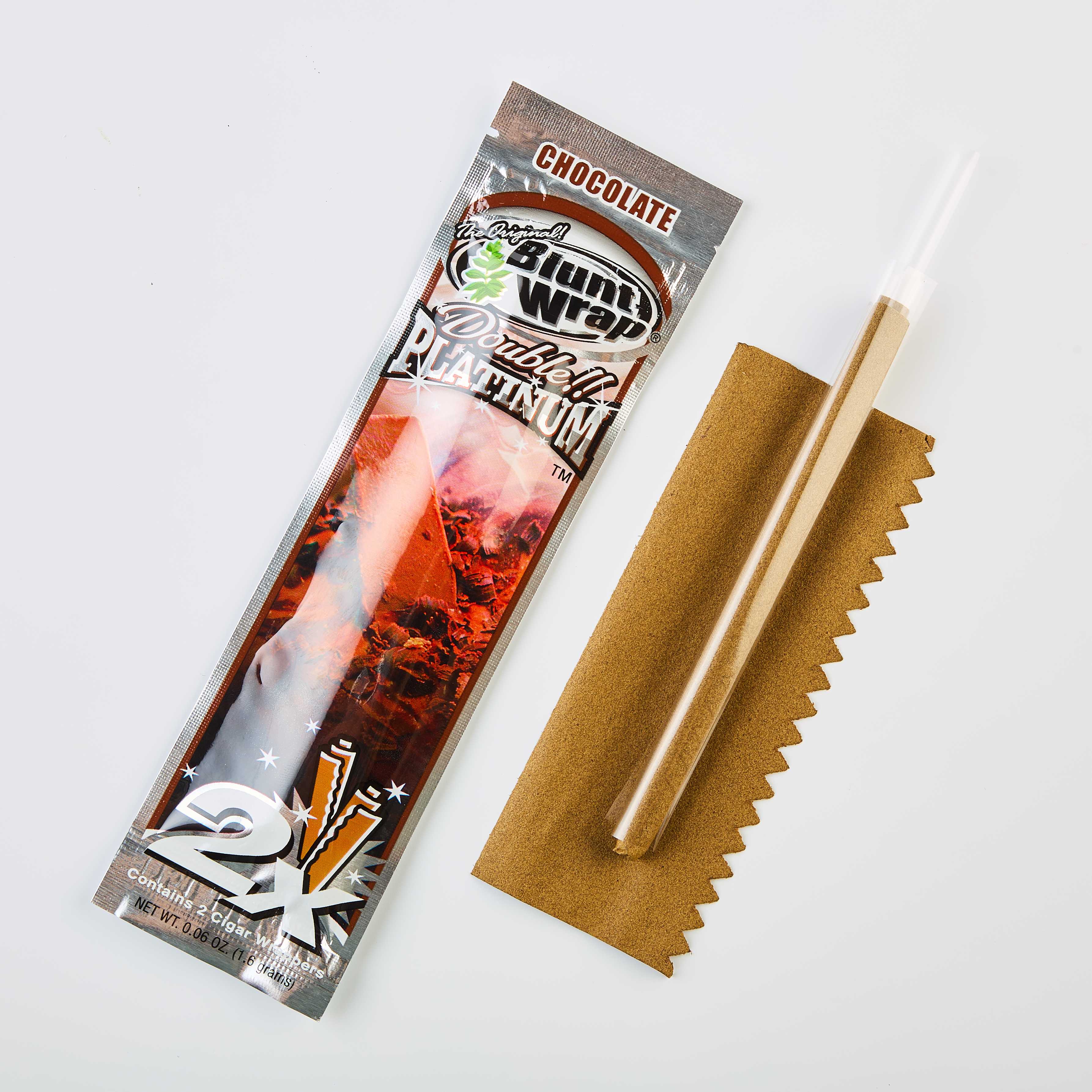 Double Platinum Blunt Papers - Chocolate