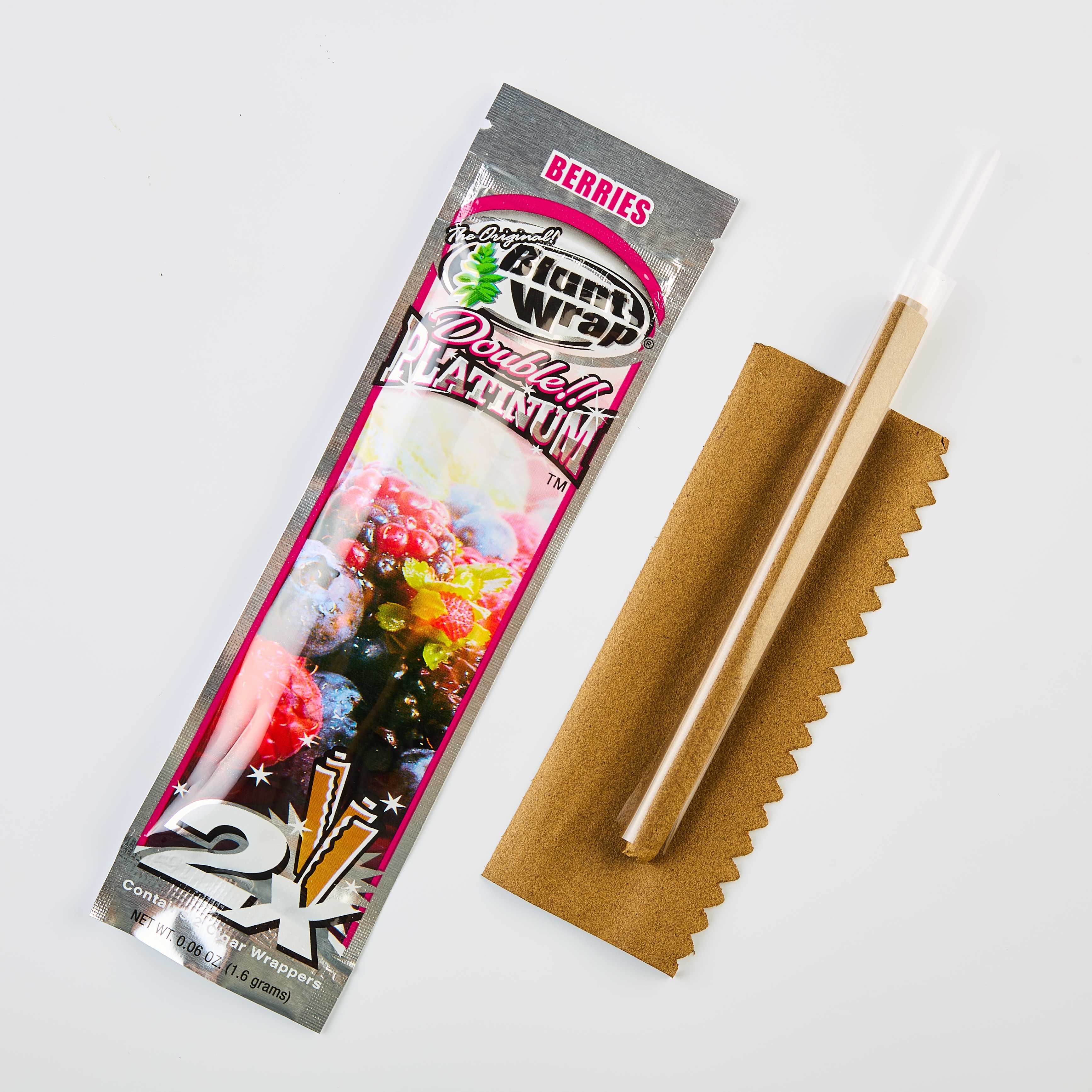 Double Platinum Blunt Papers - Berries