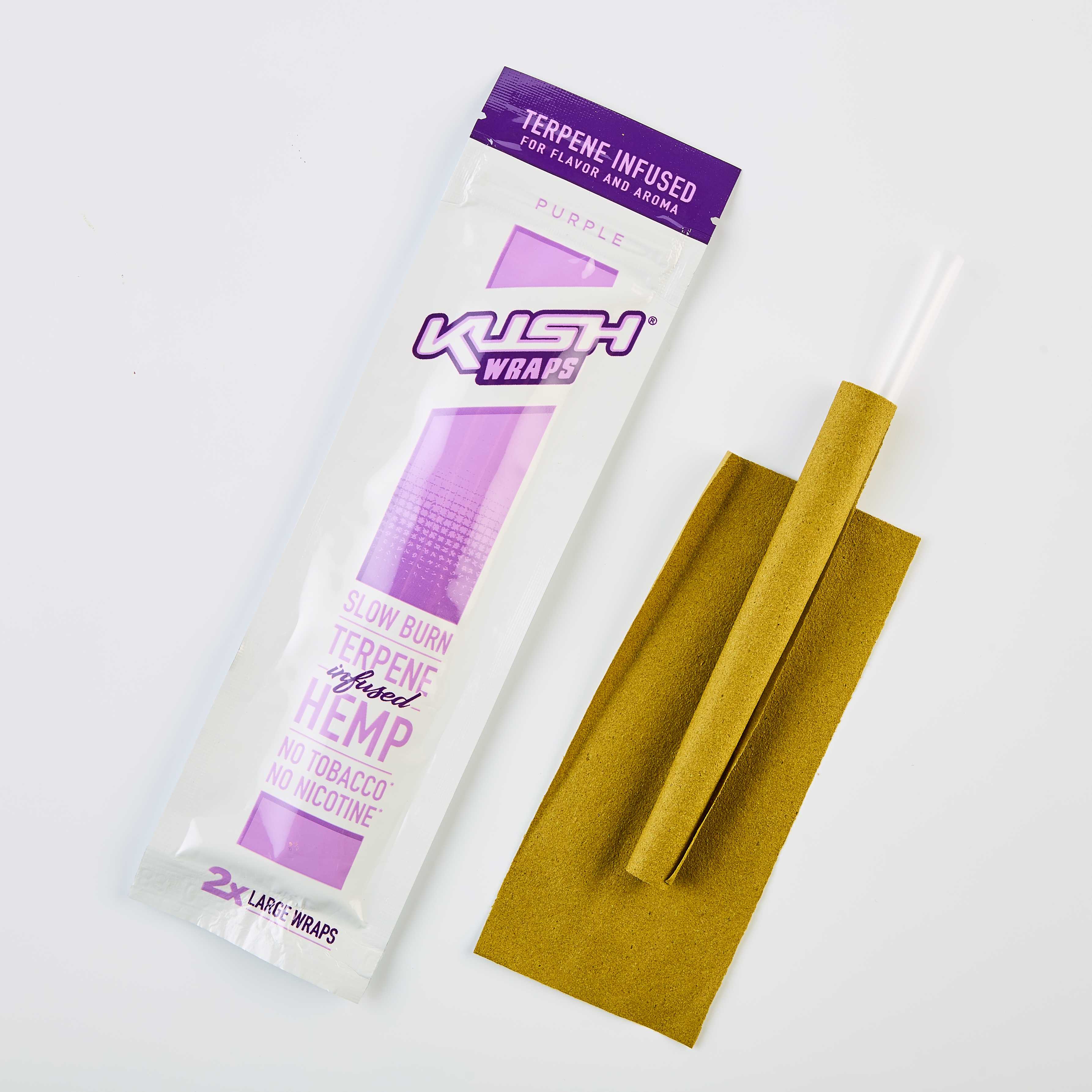 Kush Terpene Infused Wraps - Purple