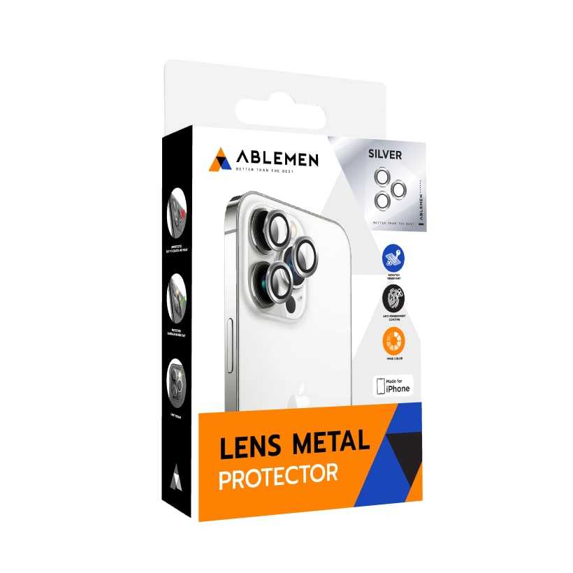 ฟิลม์ป้องกันเลน์กล้อง ABLEMEN Lens Metal Protector iPhone 14 Pro Purple
