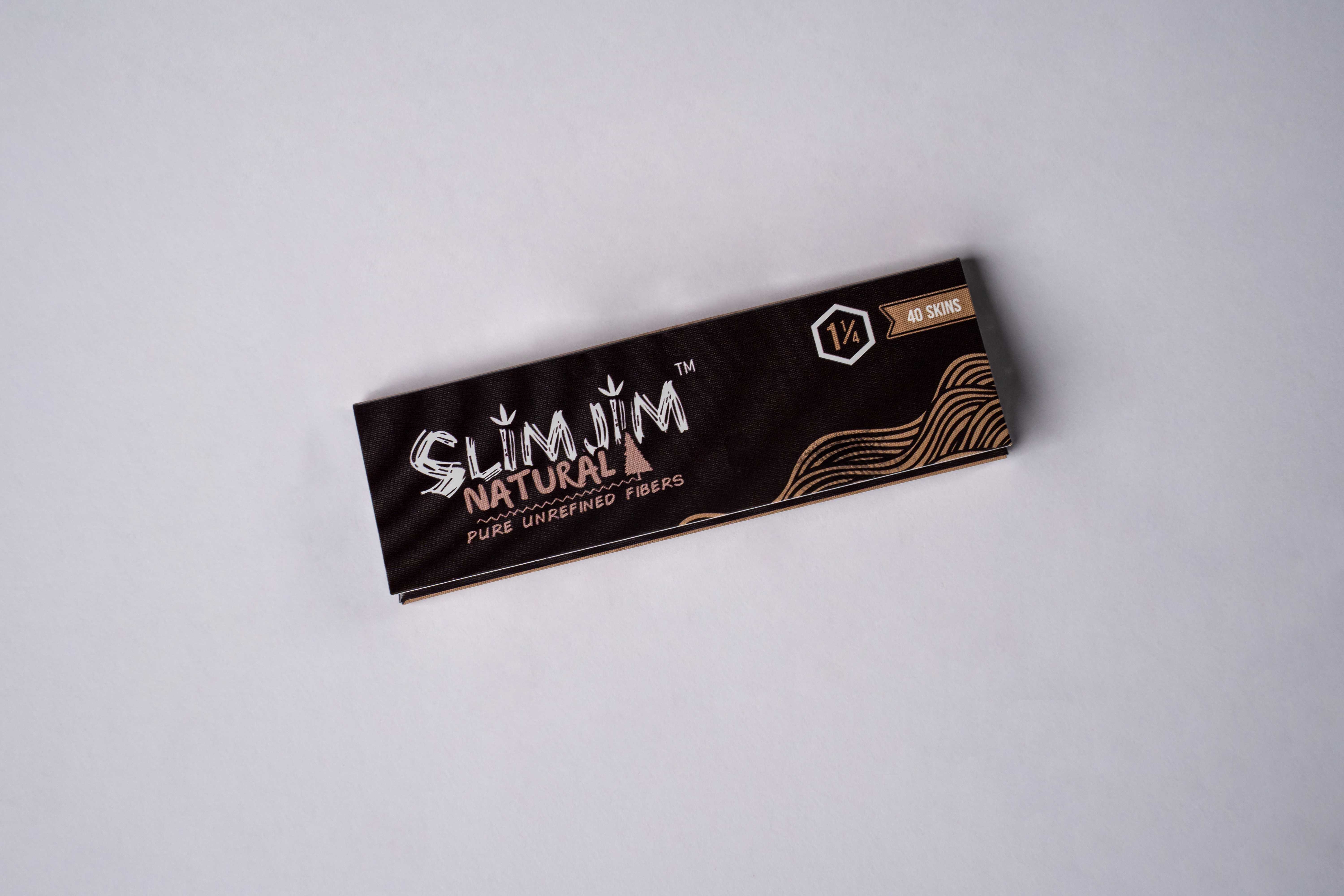 Slimjim Skins - 1 1/4th Natural Rolling Paper