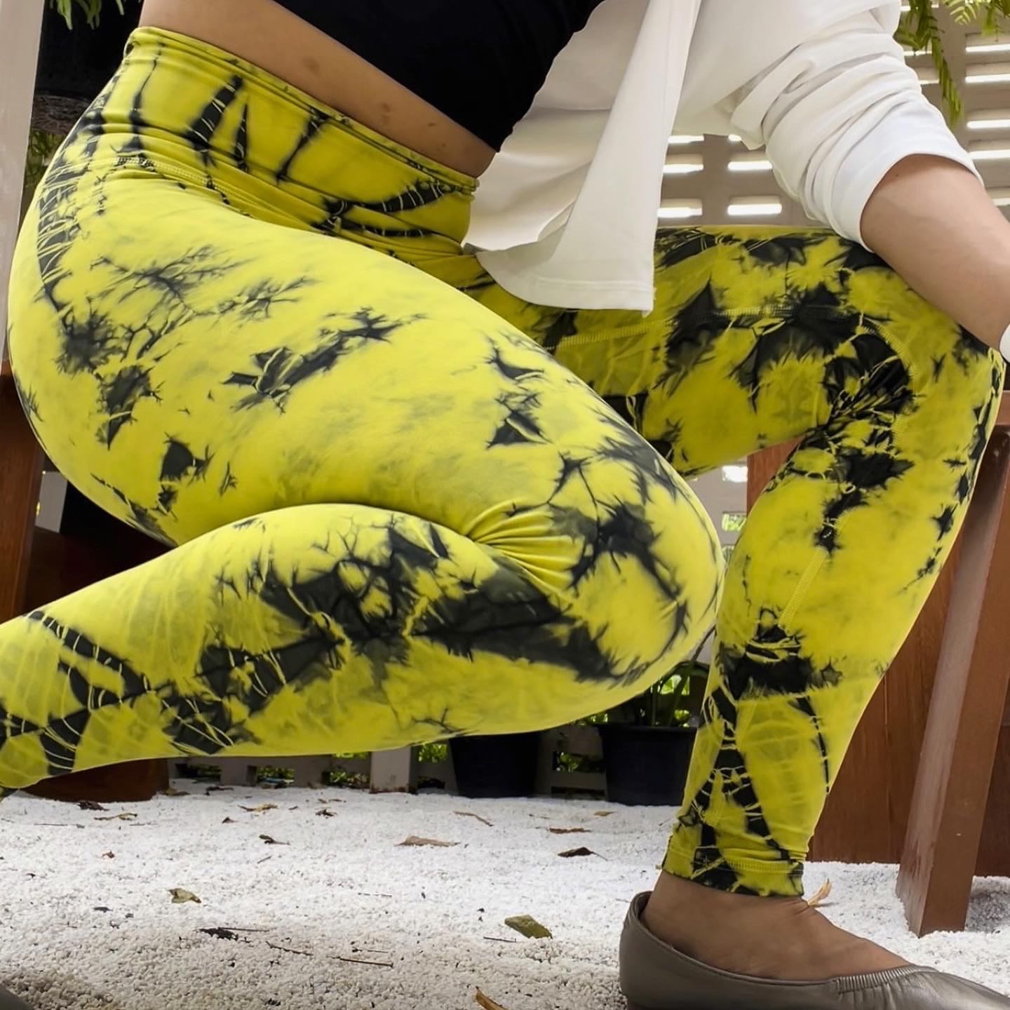 Tie dye leggings Lemonade 