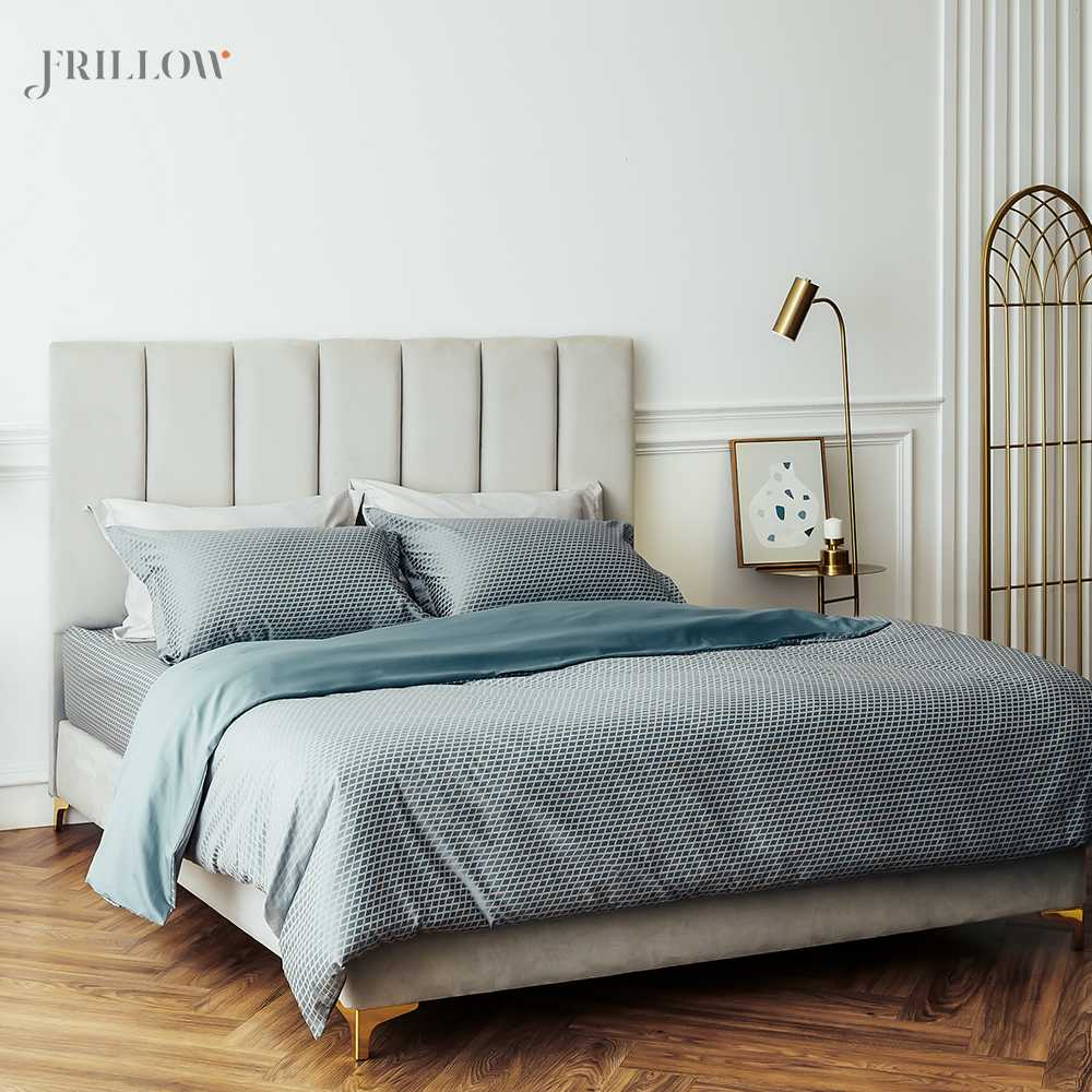 Frillow Prestige Collection ปลอกหมอนหนุน 800TC Smart Cotton Silk สี Conquer of Night
