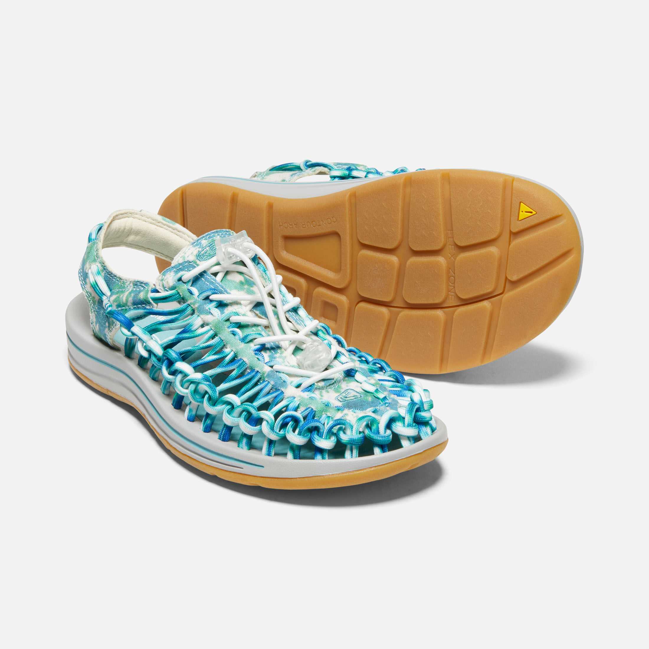 KEEN Women's UNEEK Canvas - Porcelain/Tie Dye รองเท้า คีน ลิขสิทธิ์แท้ ผู้หญิงรุ่นฮิต