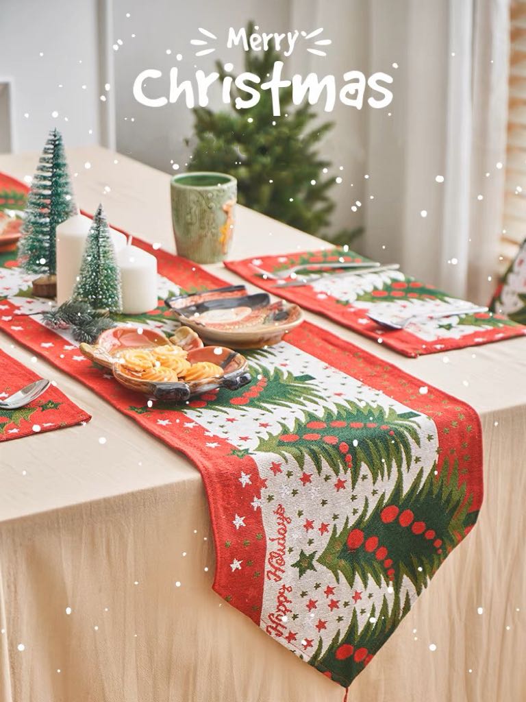 🚚พร้อมส่ง table runners (ผ้าปูคาดกลางโต๊ะ)