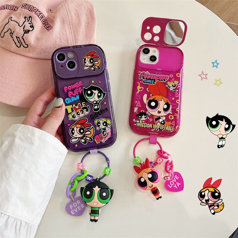 Powerpuff girl มาพร้อมเซ็ตพวงกุญแจ  2ลาย💗💚