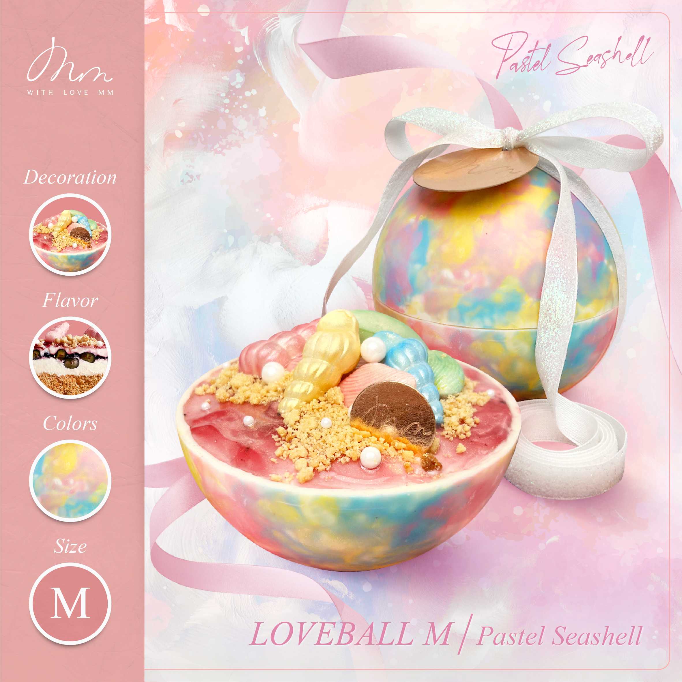 Loveball Size M - Pastel Seashell