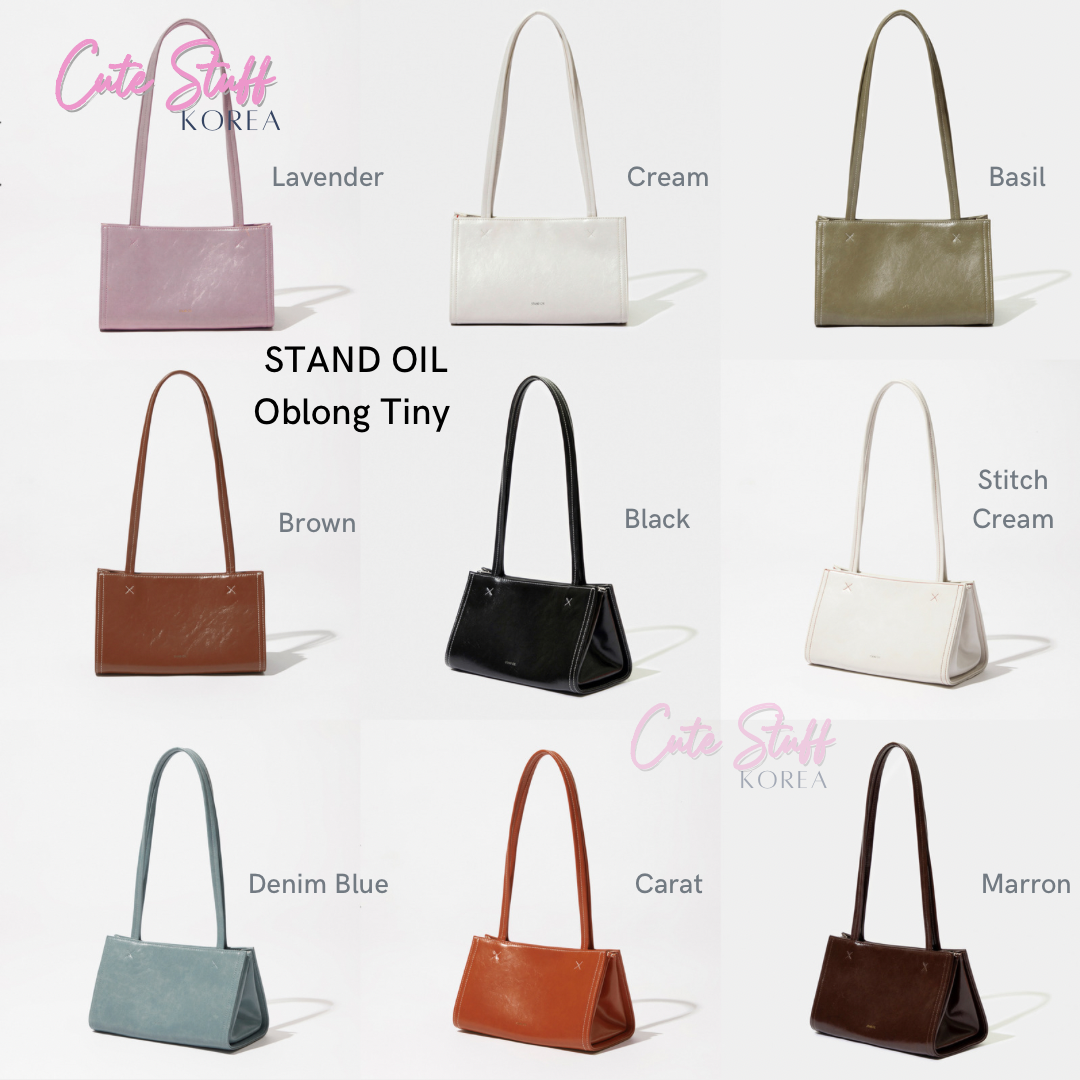 พรีออเดอร์  Stand Oil oblong bag tiny & glossy