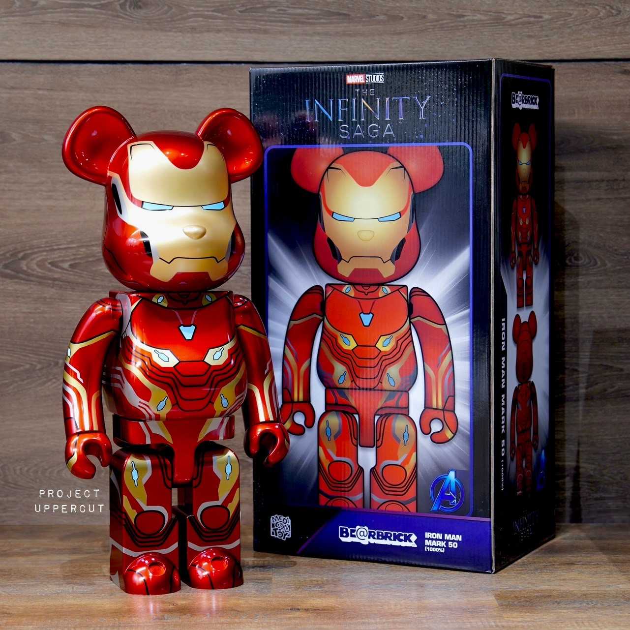 BE@RBRICK 1000% MARVEL STUDIOS (The Infinity Saga) - Iron Man Mark 50 [New]  --ไม่มีกล่องลังน้ำตาล--