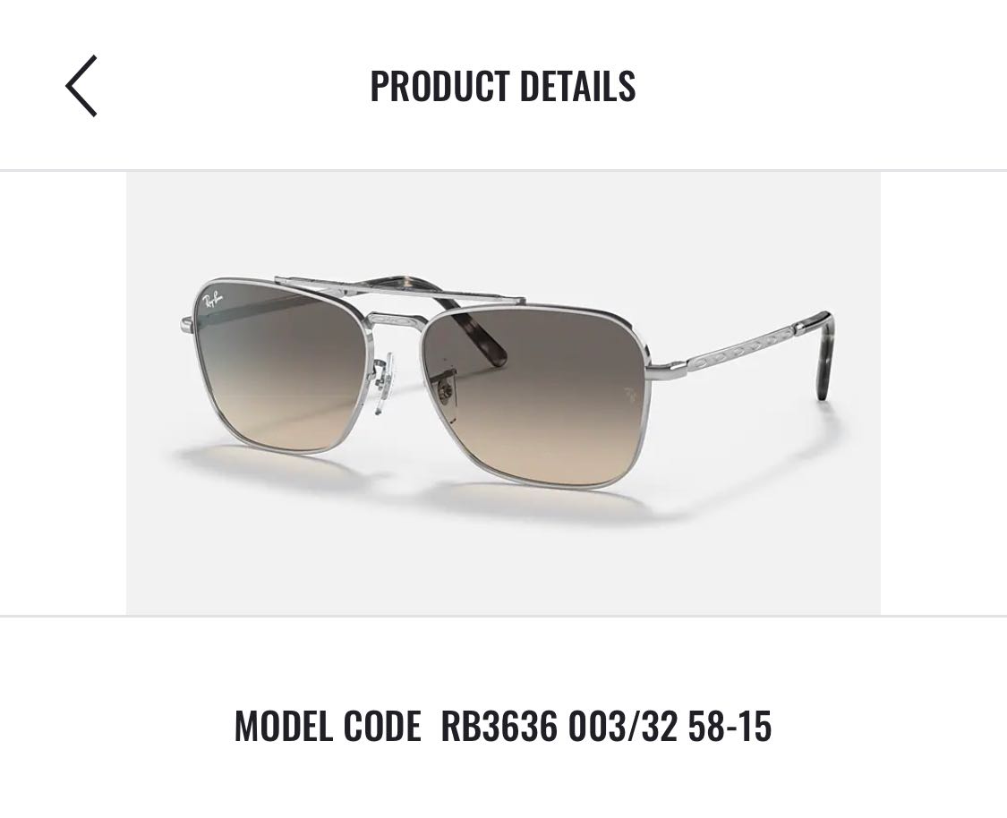 RAYBAN  RB3636 003/32 CARAVAN SIZE 58 (A108)